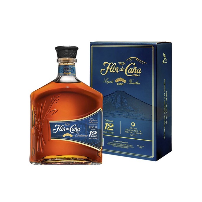 Flor de caña 12 Años 40º