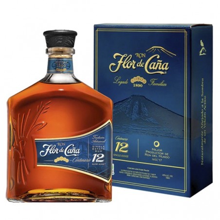 Flor de caña 12 Años 40º