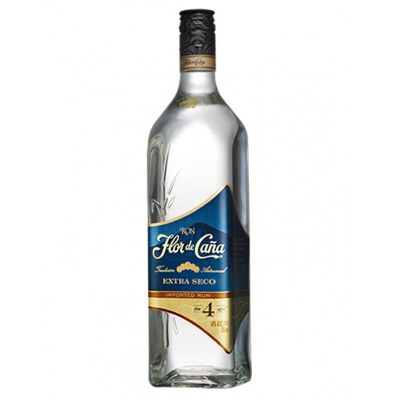 Flor de Caña Silver Dry 4 años 40º