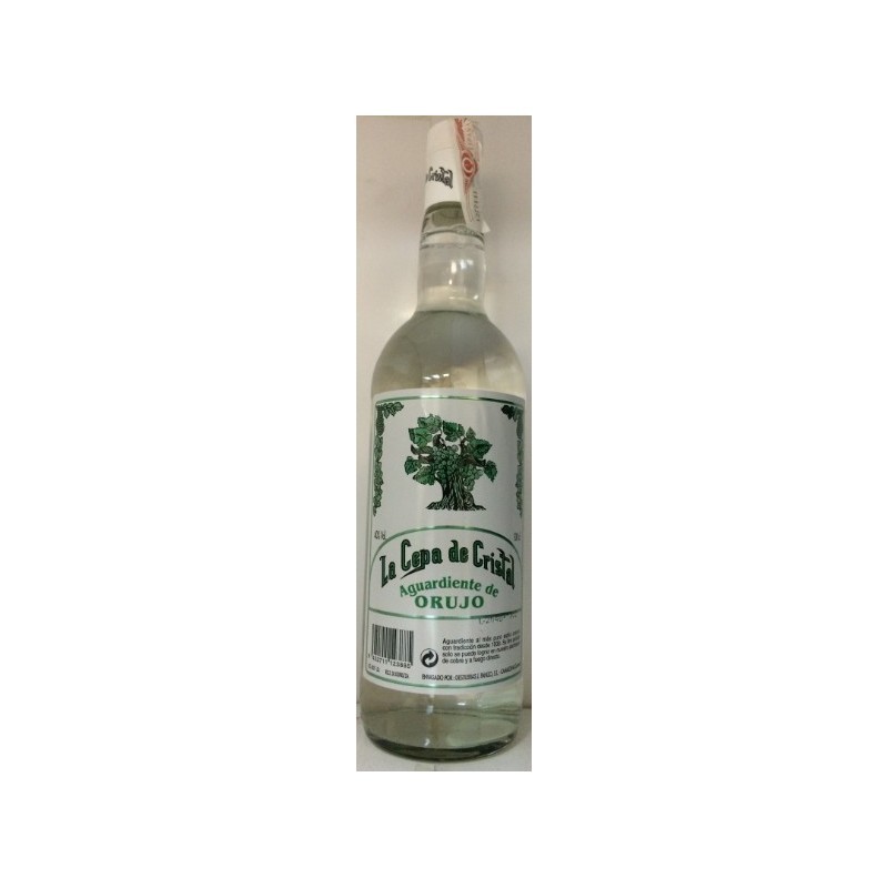 Aguardiente de orujo Cepa de Cristal Blanco 40º