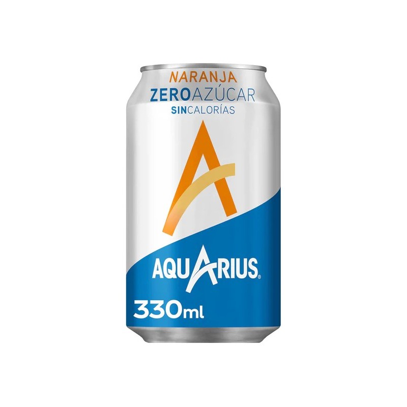 Aquarius Naranja Zero botes 33cl Aquarius Naranja Zero botes 33cl