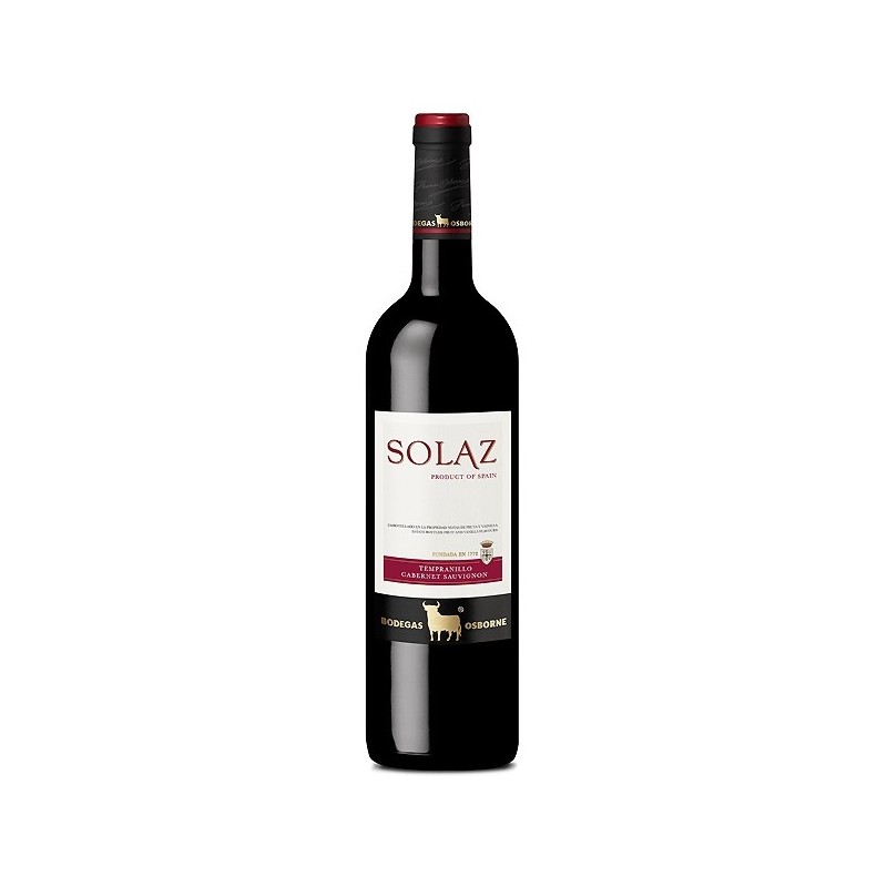 solaz tempranillo cabernet sauvignon añada 2012