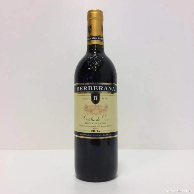 berberana carta de oro crianza añada 1996