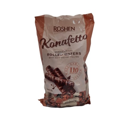 Konafetto Glazed Crispy Rolled Wafers with Soft Creamy Filling