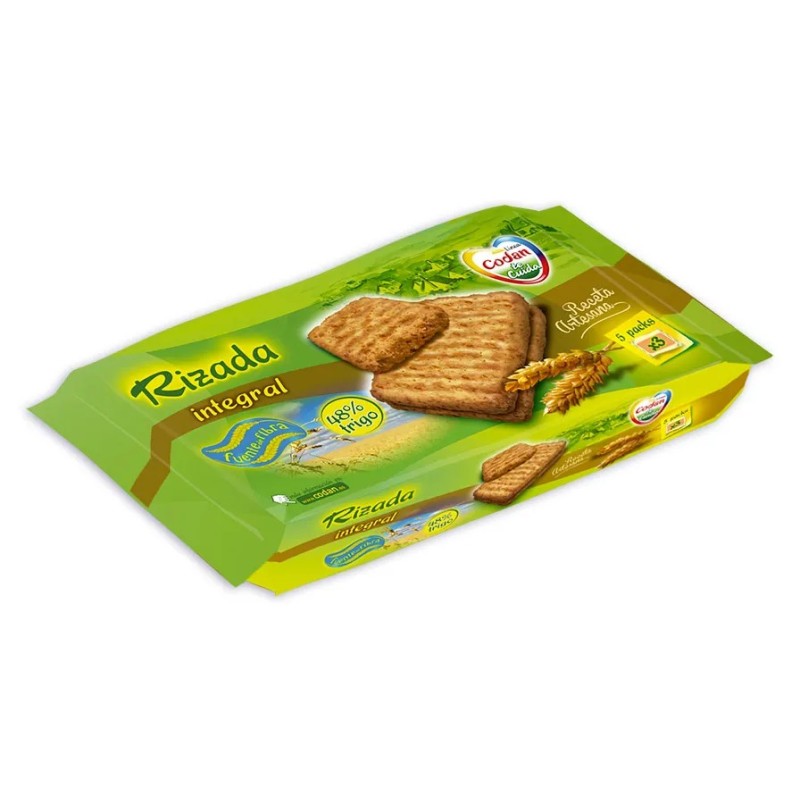 Galletas rizadas integrales Galletas rizadas integrales