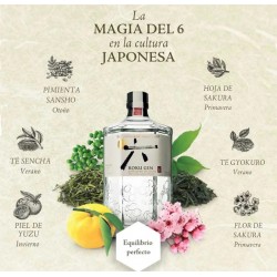 Ginebra Japonesa Roku 6 (70cl)