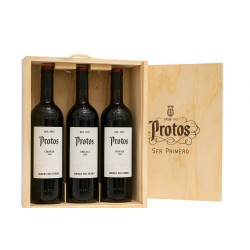 Estuche madera Protos Crianza 75cl (3 unidades)