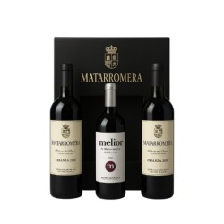 Estuche Patarromera (2 bot. Crianza 75cl + 1 bot. Melior de Matarromera 75cl)