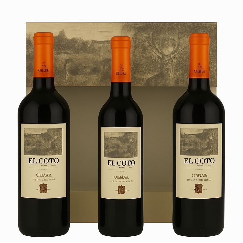 Estuche El Coto Crianza (2 bot. 75cl + 1 bot. 50cl)