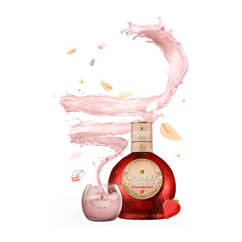 Mozart Strawberry Chocolate Cream 50cl