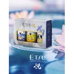 Etsu Japanese Gin Pack 3x20cl (Original,Yuzu,Pacific)