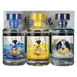 Etsu Japanese Gin Pack 3x20cl (Original,Yuzu,Pacific)