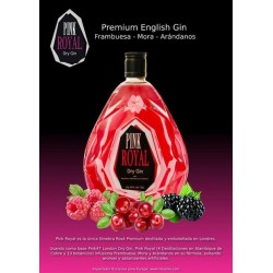 GINEBRA PINK ROYAL DRY GIN 70CL 40%