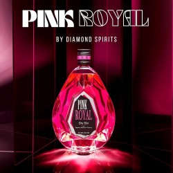 GINEBRA PINK ROYAL DRY GIN 70CL 40%