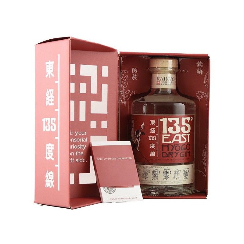 Ginebra 135° East Hyogo Dry Japanese 70cl 42%