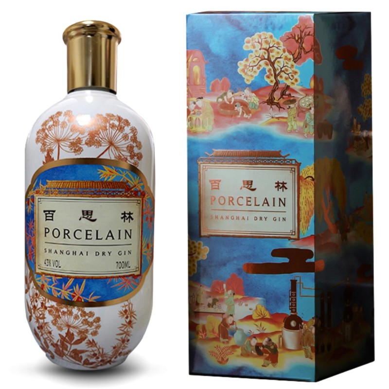 Porcelain Shanghai Dry 70cl 43%