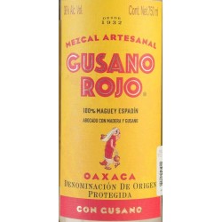Licor Gusano Rojo 38º