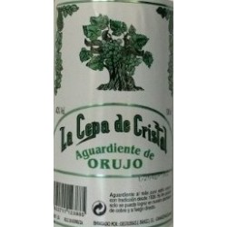 Aguardiente de orujo Cepa de Cristal Blanco 40º