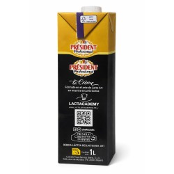BEBIDA LÁCTEA PRÉSIDENT PROFESIONAL LA CRÉME SIN LACTOSA