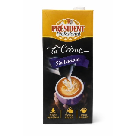 BEBIDA LÁCTEA PRÉSIDENT PROFESIONAL LA CRÉME SIN LACTOSA