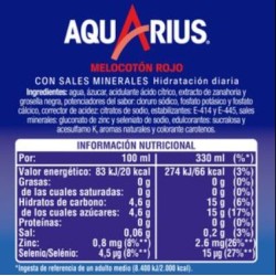 Aquarius Melocotón Rojo 1,5L