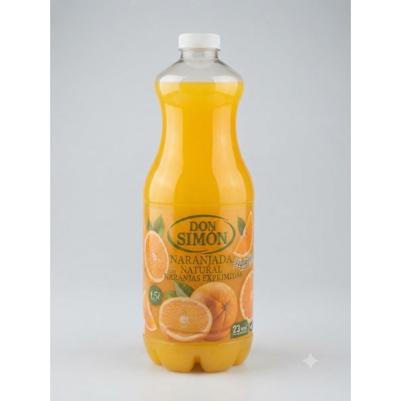 NARANJADA NATURAL DON SIMON CON NARANJAS EXPRIMIDAS LIGHT 1.5L