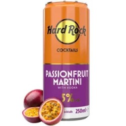 HARD ROCK COCKTAIL PASSIONFRUIT MARTINI 250ML 5%