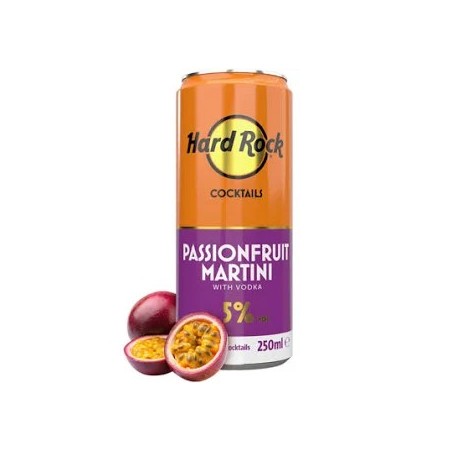 HARD ROCK COCKTAIL PASSIONFRUIT MARTINI 250ML 5%