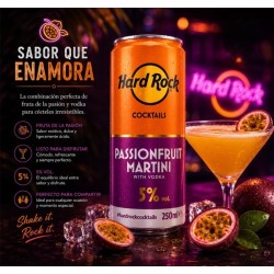 HARD ROCK COCKTAIL PASSIONFRUIT MARTINI 250ML 5%