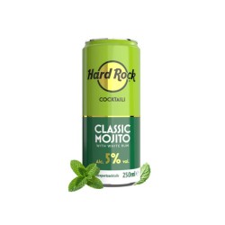HARD ROCK COCTEL CLASSIC MOJITO WHITH WHITE RUM 250ML 5%VOL.