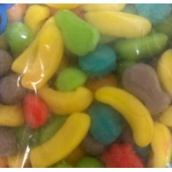 Gominolas mini frutas brillo SIN GLUTEN 1KG