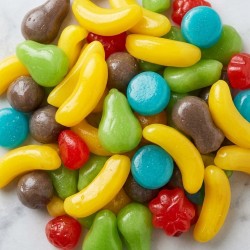 Gominolas mini frutas brillo SIN GLUTEN 1KG