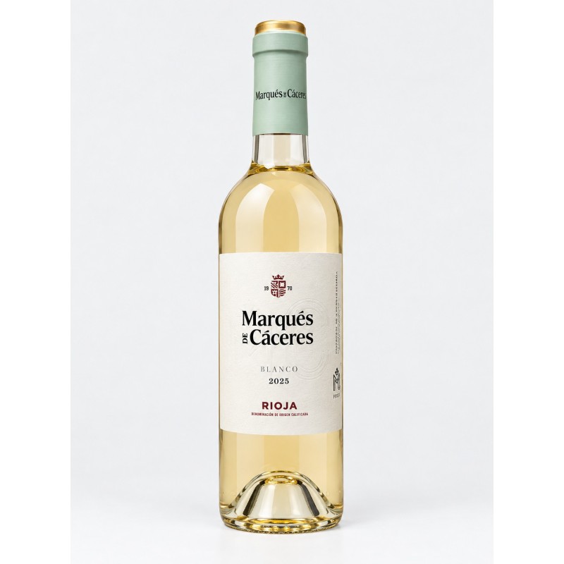 Vino Marqués de Cáceres Blanco (Denominación Origen Rioja) 37.5 cl 12%vol.