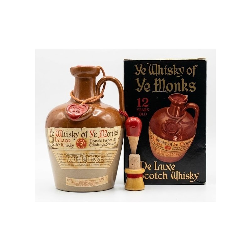 Whisky Ye Monks 12 años botella caneco en caja 75cl 40%vol