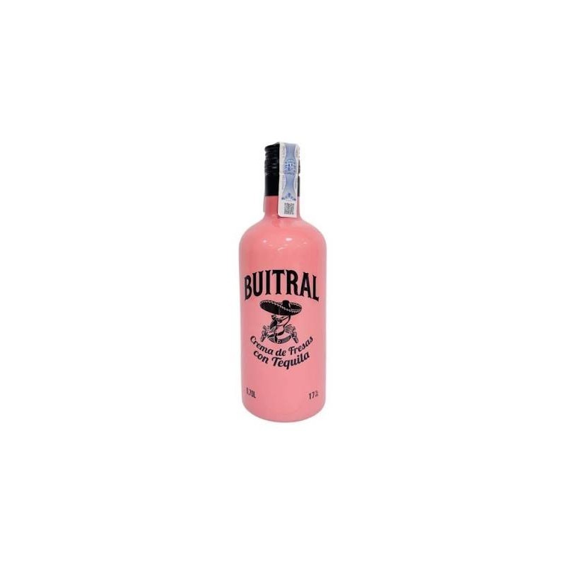 Crema de Fresas con tequila Buitral 70cl 17%vol