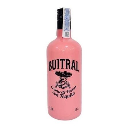 Crema de Fresas con tequila Buitral 70cl 17%vol